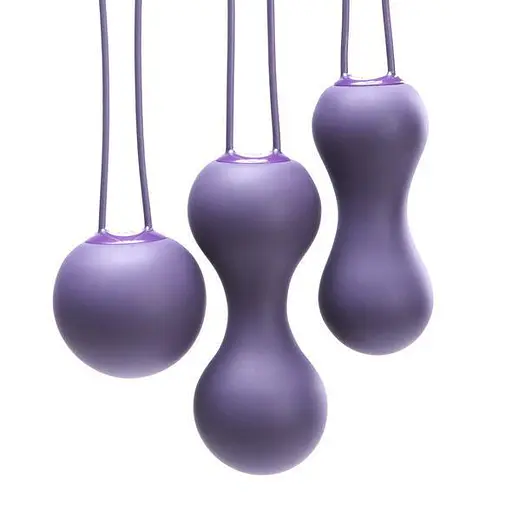 Набор вагинальных шариков Je Joue Ami Purple, диаметр 3.8 см, 3.3 см, 2.7 см, 54 г, 71 г, 100 г - фото 2
