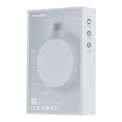 Бездротовий зарядний пристрій Baseus Jelly 15W Білий (WXGD-02) - фото 6