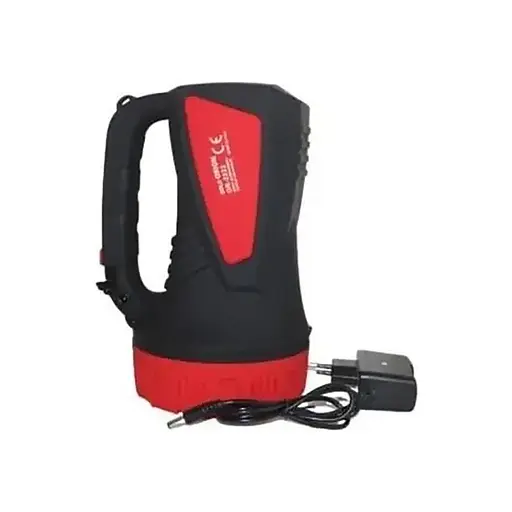 Акумуляторний світлодіодний переносний ліхтар-прожектор Silver Toss ST-2222 з ручкою 10 Вт Червоний 88233 - фото 4