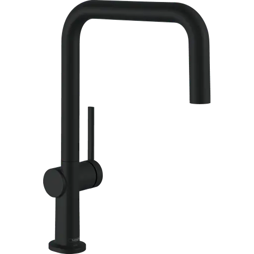 Смеситель для кухни Hansgrohe Talis M54 U 220 черный матовый 72806670 Черный матовый - фото 1