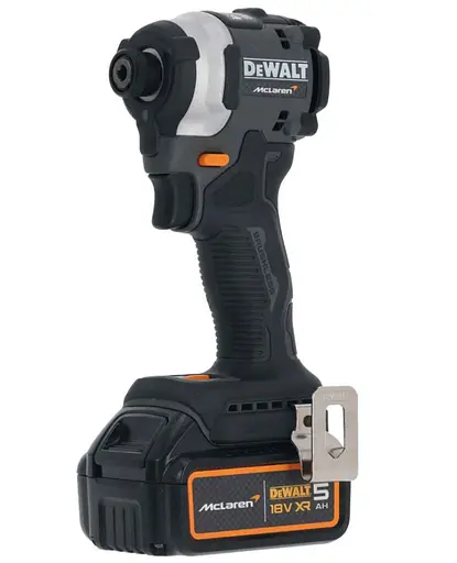 Шуруповерт ударный DeWalt McLaren F1 Team Limited Edition с АКБ и ЗУ DCF85MP2T - фото 2