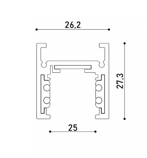 Магнітний трек KLOODI KDMG-SLIM-TRN 2M WH - фото 2