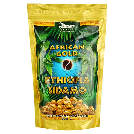 Кава в зернах Jamero Ethiopia Sidamo Золото Африки 500 г