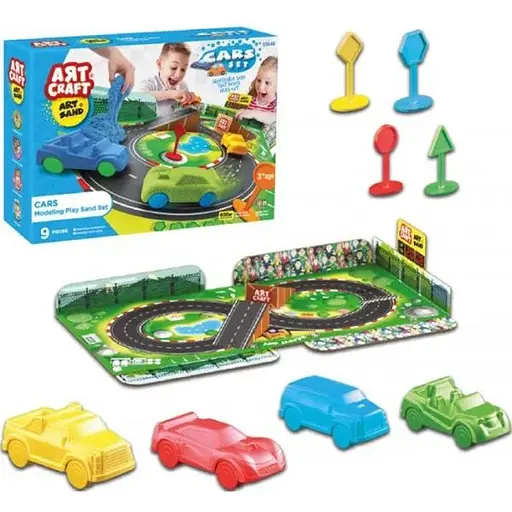 Кінетичний пісок Dede Art Craft Автомобілі 600 г (3948)