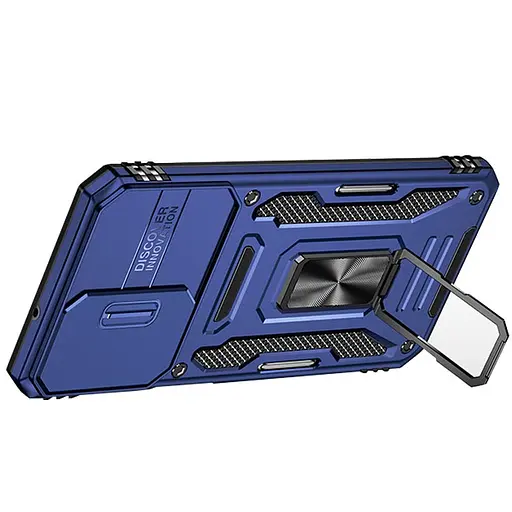 Ударостійкий чохол Camshield Army Ring для Samsung Galaxy A13 4G / A04s Синій / Navy - фото 4