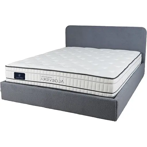 Ліжко Катрін 1,8 сіре з підйомним механізмом