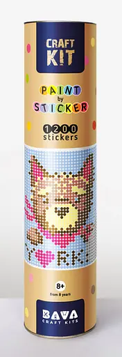 Картина по номерам стикерами в тубусе "Йорк", 1200 стикеров 1791 33х48 см - фото 2