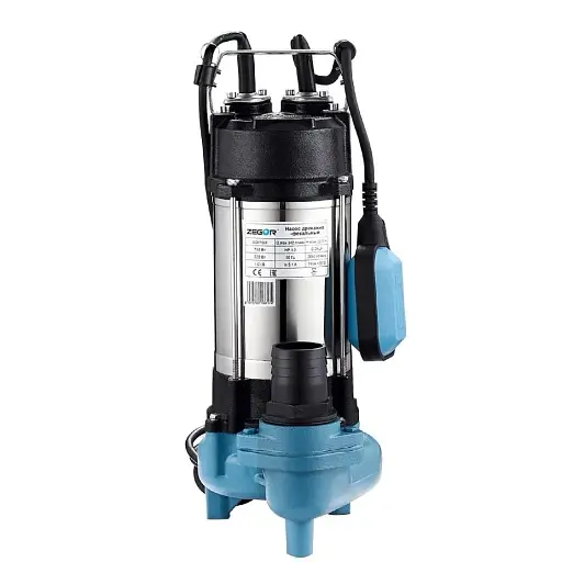 Насос дренажно-фекальний Zegor WQV450F з поплавком 0,45 кВт H13m 30412 - фото 1