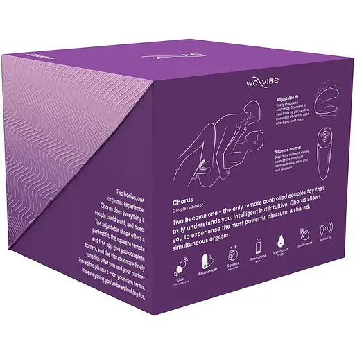 Смарт-вібратор для пар We-Vibe Chorus Purple - фото 12
