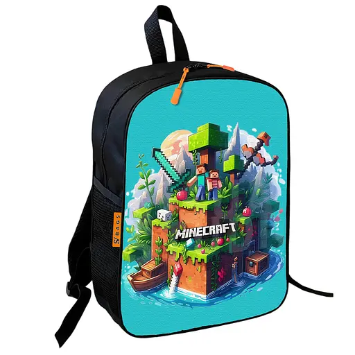 Школьный рюкзак детский Minecraft + Сумка для обуви спортивной формы рюкзак-мешок для мальчика (01730) - фото 5