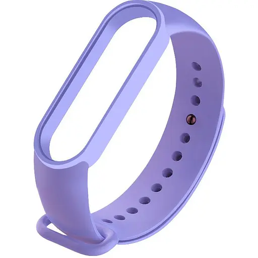 Ремінець для фітнес-браслета Lemfo для Xiaomi Mi Band 5, 6, 7 ліловий
