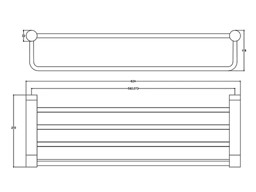 Полотенцедержатель ASIGNATURA Delight 75611800 - фото 2