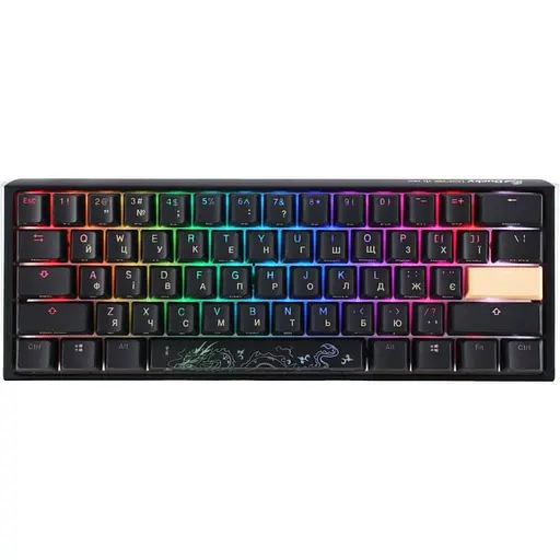 Клавіатура Ducky One 3 Mini Cherry MX Speed Silver RGB Black DKON2161ST-PUAPXCLAWSC1 UA (125716)