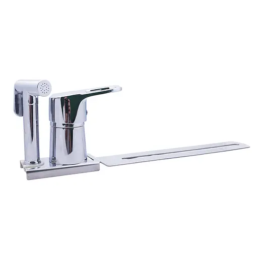 Гігієнічний душ з приставкою для унітазу Frap F1250-2 хром, Хром - фото 1