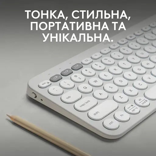 Клавіатура Logitech K380s Pebble Keys (L920-011852) - фото 4