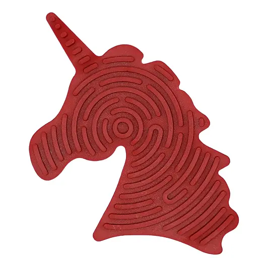 Детская развивающая доска для сенсорной активности "Единорог" GS0108 двусторонняя Красный