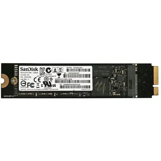 Накопичувач SSD Sandisk M.2 128GB X110 (725333-001) Б/В - фото 1