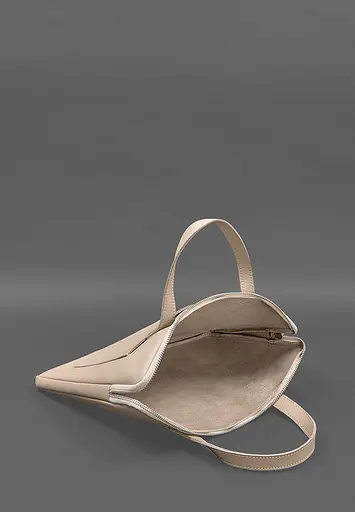 Шкіряний чохол BlankNote з ручками для ноутбука 13 дюйм Світло-бежевий - фото 5