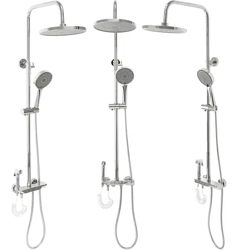 Душовя система Rea Max з термостатом та виливом хром REA-P6616, Хром - фото 2