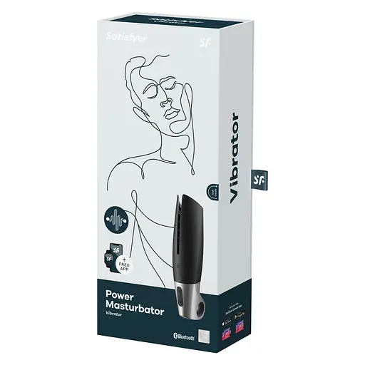 Мастурбатор Satisfyer Power с вибрацией черный - фото 5