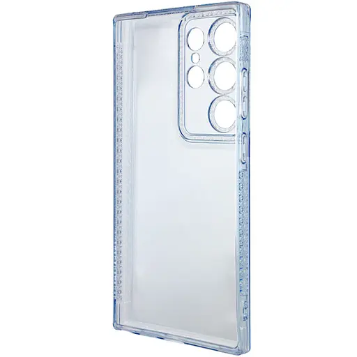 Чохол TPU Starfall Clear для Samsung Galaxy S23 Ultra Блакитний - фото 3