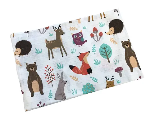 Муслиновая пеленка Moontime "Зверята" - фото 1