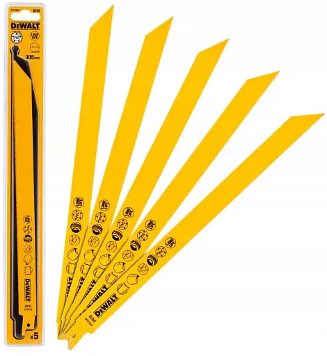 Пильное полотно DeWalt для древесины L 112 мм расстояние между зубьями 2.3 мм для лобзиковых пил 1 шт. (DT2355) - фото 3