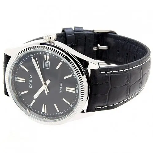 Годинники наручні чоловічі на шкіряному ремінці оригінальні Casio Collection MTP-1302PL-1AVEF (модуль №2784) - фото 2