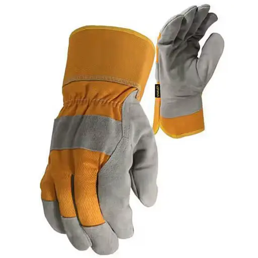 Рукавички Stanley універсальні р.L/9 з тонкоізоляційним утеплювачем 3М, зі шкіряною долонею та пальцями (SY780L)