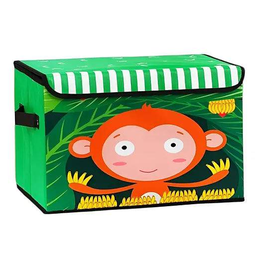 Корзина для игрушек C 61903 Животное складной органайзер зеленый 39 х 25 х 24.5 см