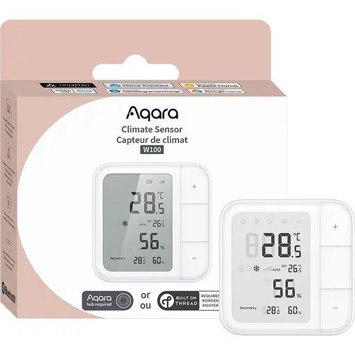 Розумна метеостанція Aqara Climate Sensor W100 (TH-S04D) біла [137665] - фото 3