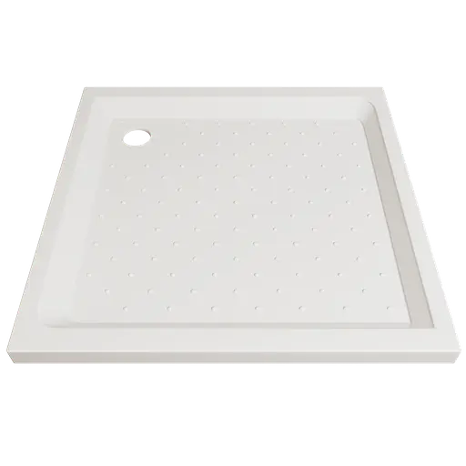 Душовий піддон Amidicon 900x900 з штучного каменю ПІДДОН_90_HL Білий - фото 1