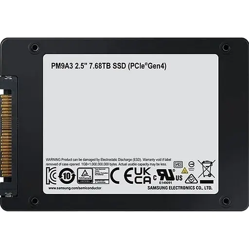 SSD накопичувач Samsung PM9A3 7.68 TB (MZQL27T6HBLA-00A07) [122266] - фото 5