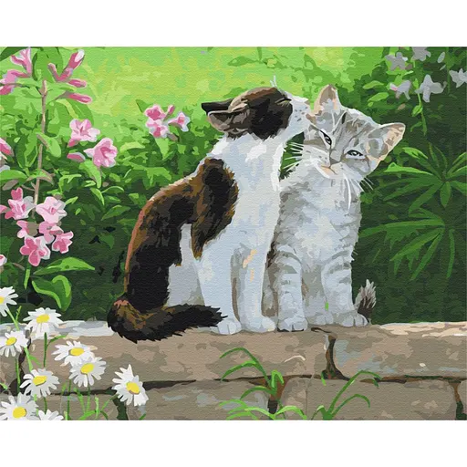 Картина по номерам Пара котят Brushme 40x50 см разноцветная 000221314