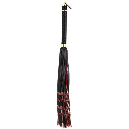 Флогер Lockink Sevanda Red & Black Braided Tail Flogger - фото 2
