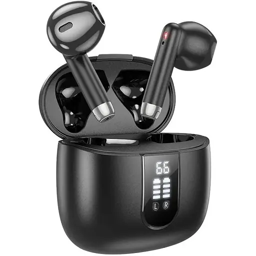 Навушники Hoco EW36 Delicate TWS | BT5.3, 30/400mAh, 4h | black