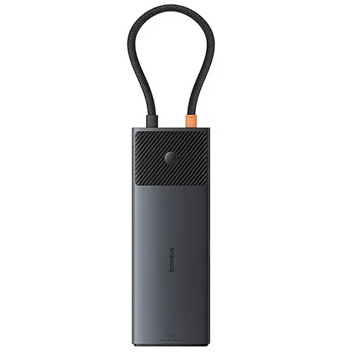 Переходник HUB Baseus Metal Gleam II OS 10in1 Dual Display (B00061800123-01) Cosmic Black - фото 3