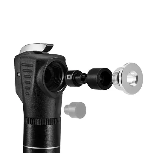 Насос для велосипеда високого тиску ручний Rockbros JG-1040BBK, велонасос 8 атмосфер, чорний (100238) - фото 5