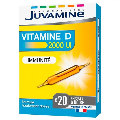 Вітамін D Juvamine 2000 МО ампули (20 шт. х 10 мл)