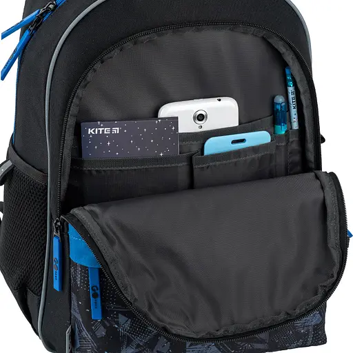 Рюкзак GoPack Education 182M Fearless Vibe Чорний (GO26-182M-6) - фото 11