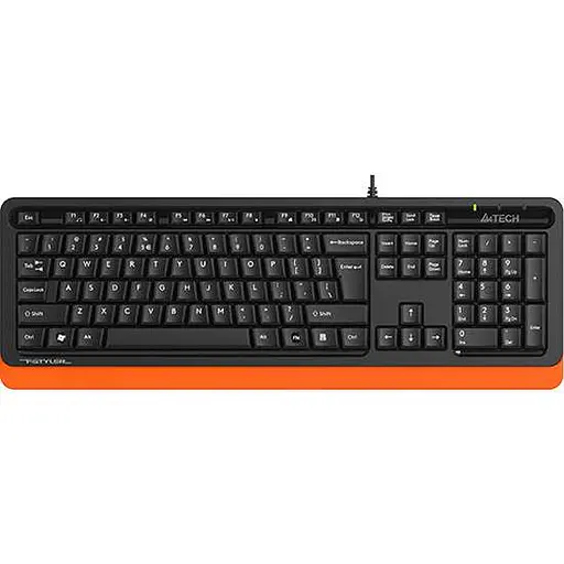 Клавіатура A4Tech Fstyler FKS10 USB Orange (FKS10 (Orange)) - фото 1