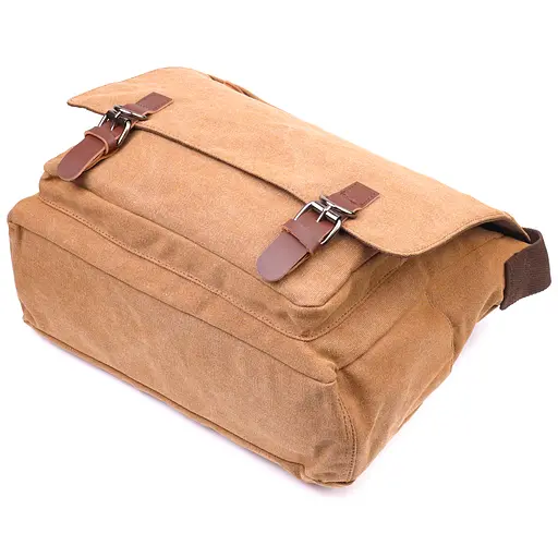 Велика сумка для ноутбука з текстильним клапаном 36х33х10 см Vintage 36х33х10 см sum0021433 - фото 3