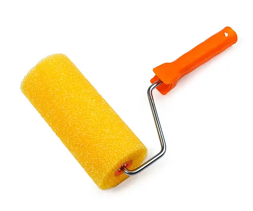 Валик структурный "Шероховатый" 8х80х180 мм профессиональный Polax с ручкой (21-005)