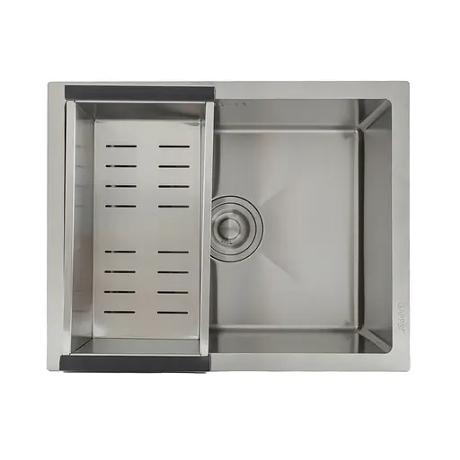 Кухонна мийка Gappo GS5040 інтегрована 500x400 мм, нержавіюча сталь, Нержавіюча сталь - фото 2