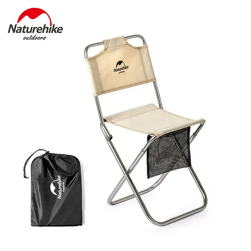 Стілець розкладний Naturehike MZ01 NH18M001-Z чорний - фото 4