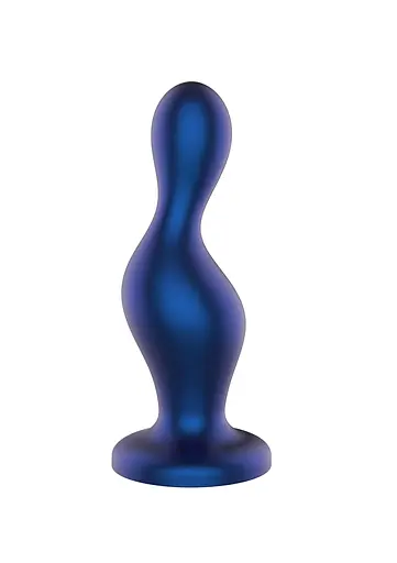 Анальная пробка TOYJOY The Hitter Buttplug 13 см (синий) - фото 3