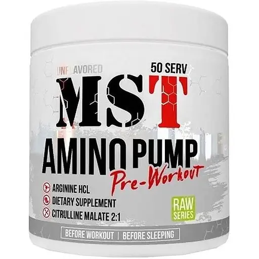 Предтренировочный комплекс MST Amino Pump, 300 грамм