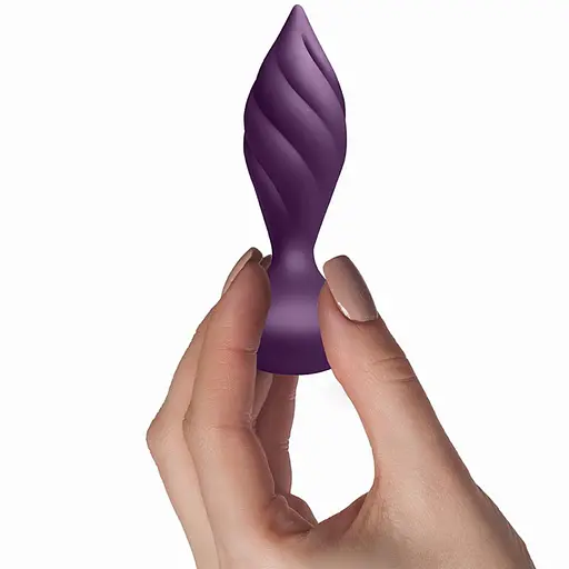 Анальна вібропробка Rocks Off Petite Sensations Desire 7.5 см (фіолетовий) - фото 4