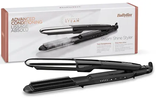 Випрямляч для волосся BaByliss ST496E з функцією парі, 67 Вт, чорний - фото 7