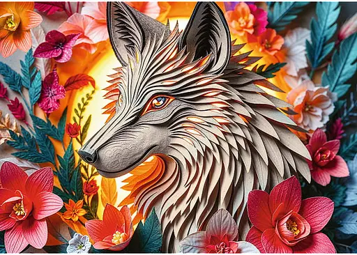 Пазл Trefl Юбилейный: Волк 1000 эл. (40041) - фото 2